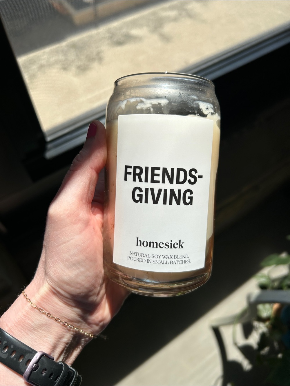 Homesick Friends-Giving Scented Soy Candle - Cream